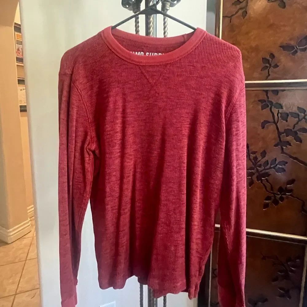 Mossimo Lg Waffleweave Long Sleeve Shirt!
